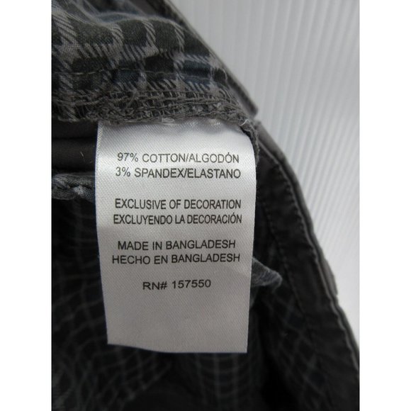 Tahari Pants 30 Chino Straight Khakis Preppy 32X30 Cotton Stretch - Picture 8 of 9